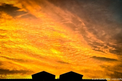 Lichtspiele in den Wolken