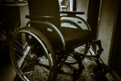 Mutters temporärer Rollstuhl