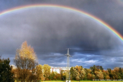 Regenbogen über dem Wiesengrund Fürth
