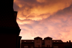 Wolken und Sonne Lichtspiel